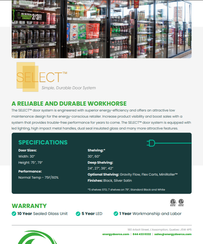 Select Glass Door En Peview